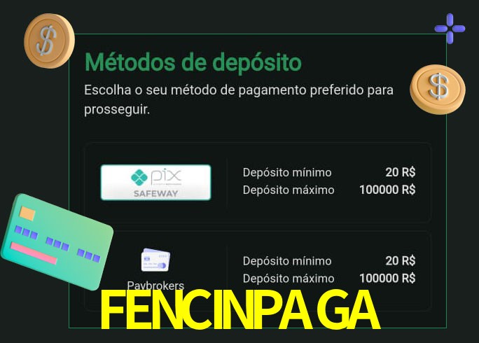O cassino FENCINPAGAbet oferece uma grande variedade de métodos de pagamento